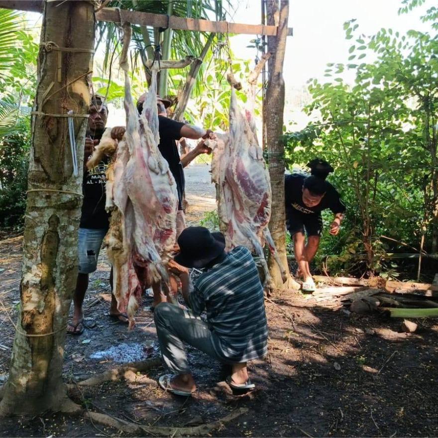 Pelaksanaan Idul Adha di Wahyuharjo